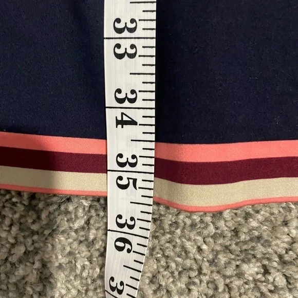 Tommy Hilfiger Pink/Blue/White Striped Sleeveless Midi Dress-size 6 - Picture 5 of 5